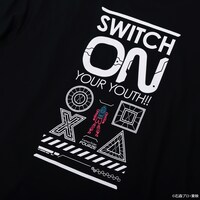 「仮面ライダーフォーゼ SWITCH ON YOUR YOUTH!! Tシャツ」のプリント。