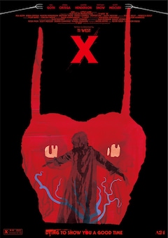 A24新作ホラー「X」日本オリジナルのポスター3種到着、我喜屋位瑳務 