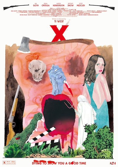 「X エックス」オルタナティブポスター（我喜屋位瑳務×大島依提亜）