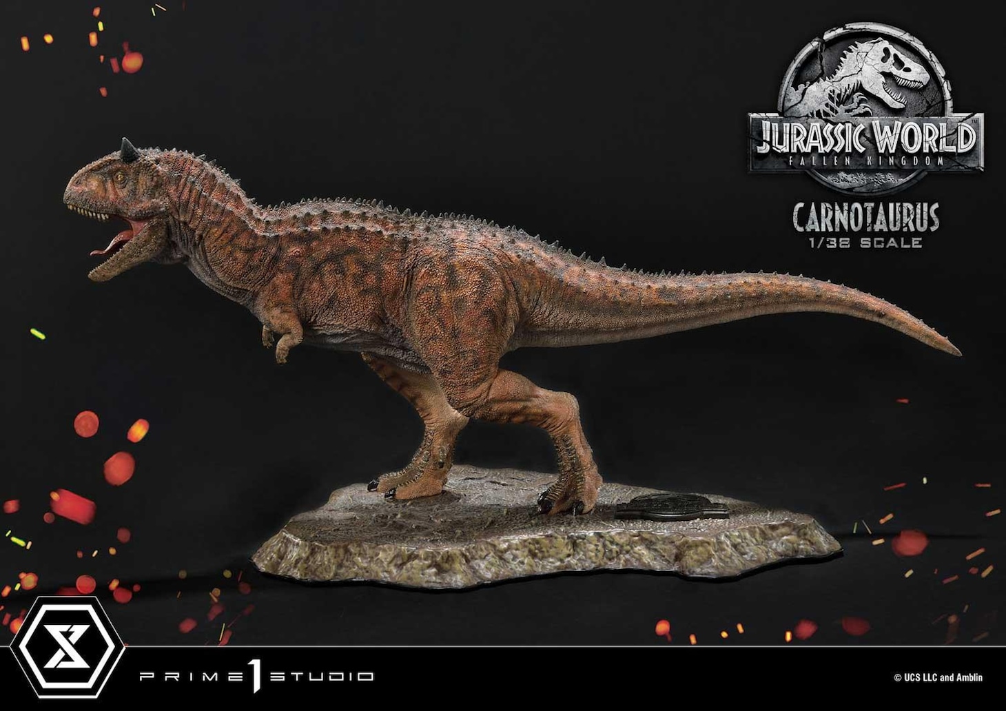 PRIME COLLECTIBLE FIGURES ジュラシック・ワールド／炎の王国 カルノタウルス（税込1万2100円）
