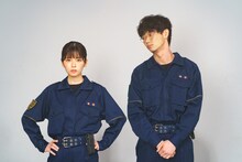 小芝風花演じる真野一花（左）と笠松将演じる宇田川和人（右）。