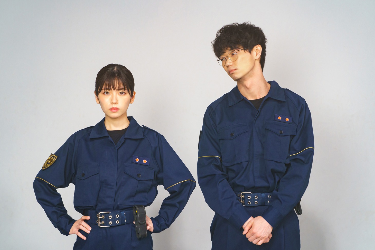 小芝風花演じる真野一花（左）と笠松将演じる宇田川和人（右）。