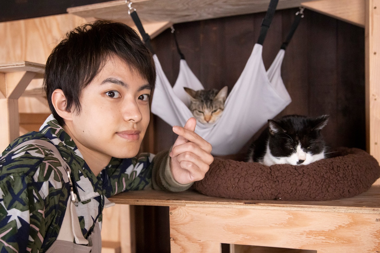「劇場版 ねこ物件」オフショット（上村海成）
