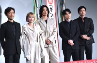 「キングダム2 遥かなる大地へ」初日舞台挨拶の様子。