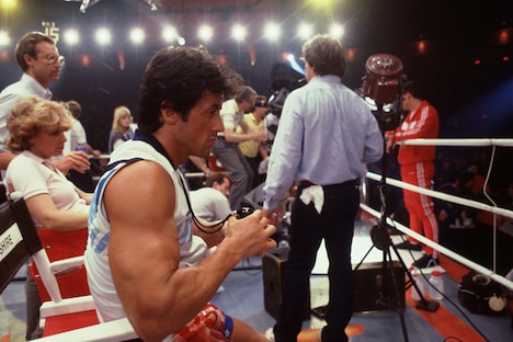 「ロッキーVSドラゴ：ROCKY IV」メイキング写真