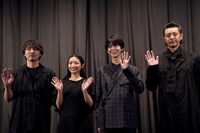左から松本優作、川島鈴遥、白鳥晴都、オダギリジョー。