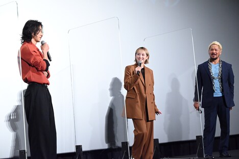 「キングダム2 遥かなる大地へ」大ヒット御礼舞台挨拶の様子。