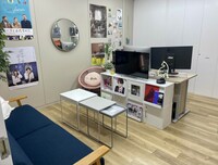 今井あきの仕事部屋。ディレクター1人ひとりに設けられている。