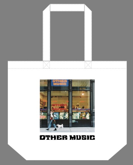 「アザー・ミュージック」限定オフィシャルレコードバッグのイメージ。