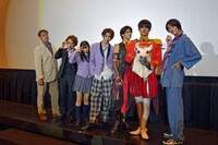 左から田崎竜太、鈴木浩文、志田こはく、樋口幸平、石川雷蔵、柊太朗、別府由来。