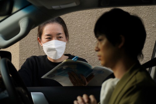 「空を読む」メイキング写真