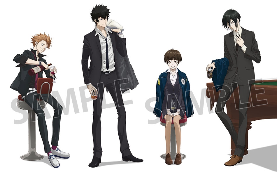 9月3日よりノイタミナショップ＆カフェシアターで行われるイベント「公安局刑事課購買部」のイラスト。