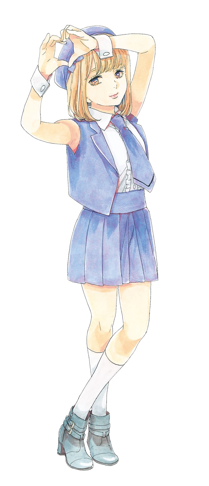 水守ゆめ莉の原作イラスト。(c)平尾アウリ/徳間書店