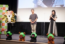 ゆうばり国際ファンタスティック映画祭2022にて、左から佐藤智也、倉島颯良。
