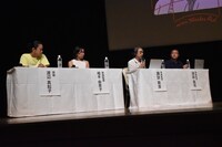 ミニシアター・エイド基金 トークライブ「日本映画の共助に向けて ミニシアター・エイドのバトンの行方」第2部の様子。