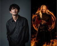 左から津田健次郎、デイモン・ターガリエン。