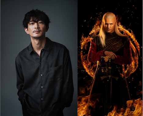 左から津田健次郎、デイモン・ターガリエン。