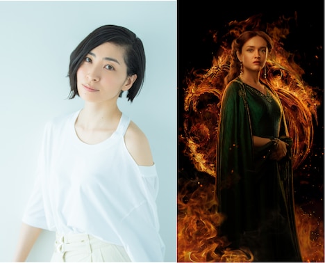 左から坂本真綾、アリセント・ハイタワー。