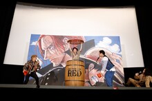 樽から田中真弓がサプライズ登場した瞬間の様子。