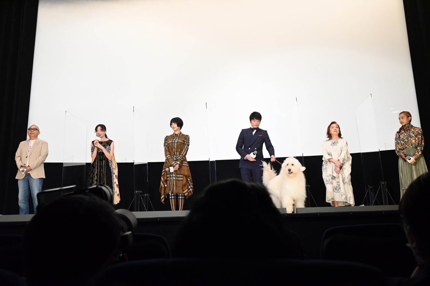 「ハウ」公開記念舞台挨拶の様子。