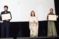 「ハウ」公開記念舞台挨拶の様子。