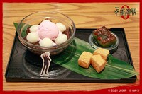 五条悟の甘味御膳（税込1380円）。