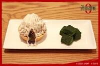 夏油傑の和洋折衷スイーツプレート（税込1380円）。