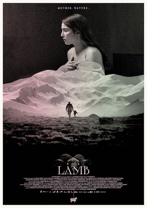大島依提亜による「LAMB/ラム」のオルタナティブポスター。