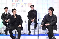 「GMMTV FAN FEST 2022 Live in Japan」来日記者会見の様子。