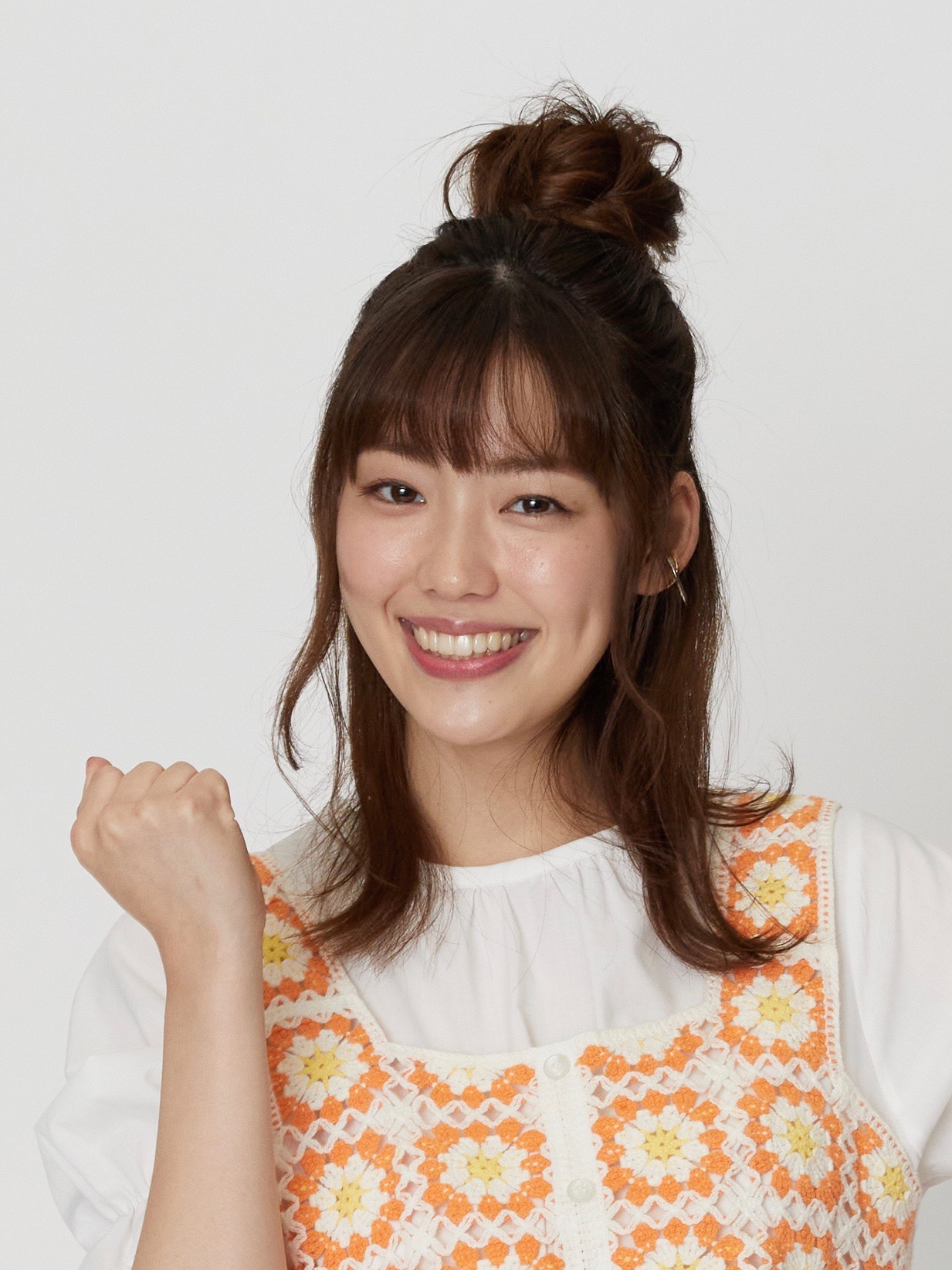 淀屋橋うめ役の中村里帆。