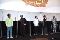 「スーパー戦闘 純烈ジャー 追い焚き☆御免」初日舞台挨拶の様子。