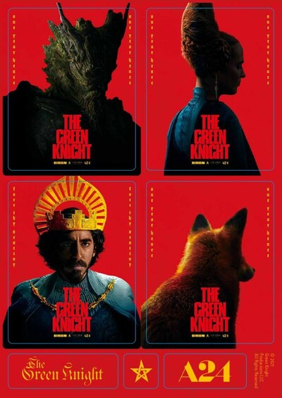 「グリーン・ナイト」ムビチケ特典となるステッカー。