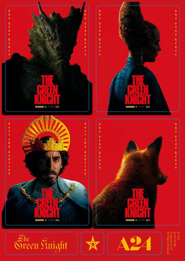 「グリーン・ナイト」ムビチケ特典となるステッカー。