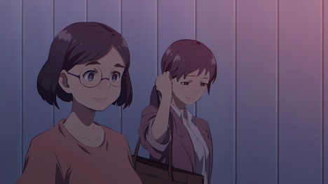 「ぼくらのよあけ」より、岸みふゆの登場シーン。