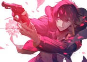 花邑まい描き下ろしの「Collar×Malice」劇場版アニメ化イラスト。