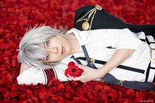 舞台「Collar×Malice -白石景之編-」より、岡崎契役の松井勇歩。(c)舞台『Collar×Malice』製作委員会