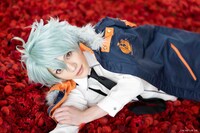 舞台「Collar×Malice -白石景之編-」より、笹塚尊役の伊崎龍次郎。(c)舞台『Collar×Malice』製作委員会