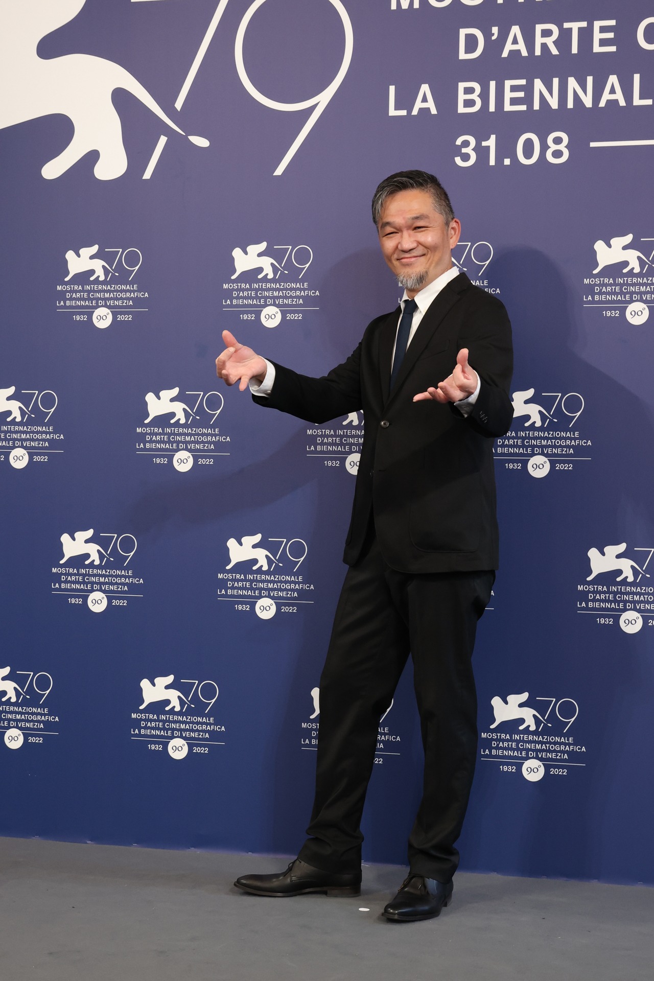 第79回ヴェネツィア国際映画祭公式フォトコールに参加した砂田アトム。(c)Kazuko Wakayama