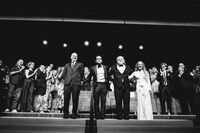 上映後の様子。