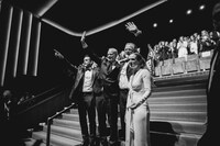 上映後の様子。