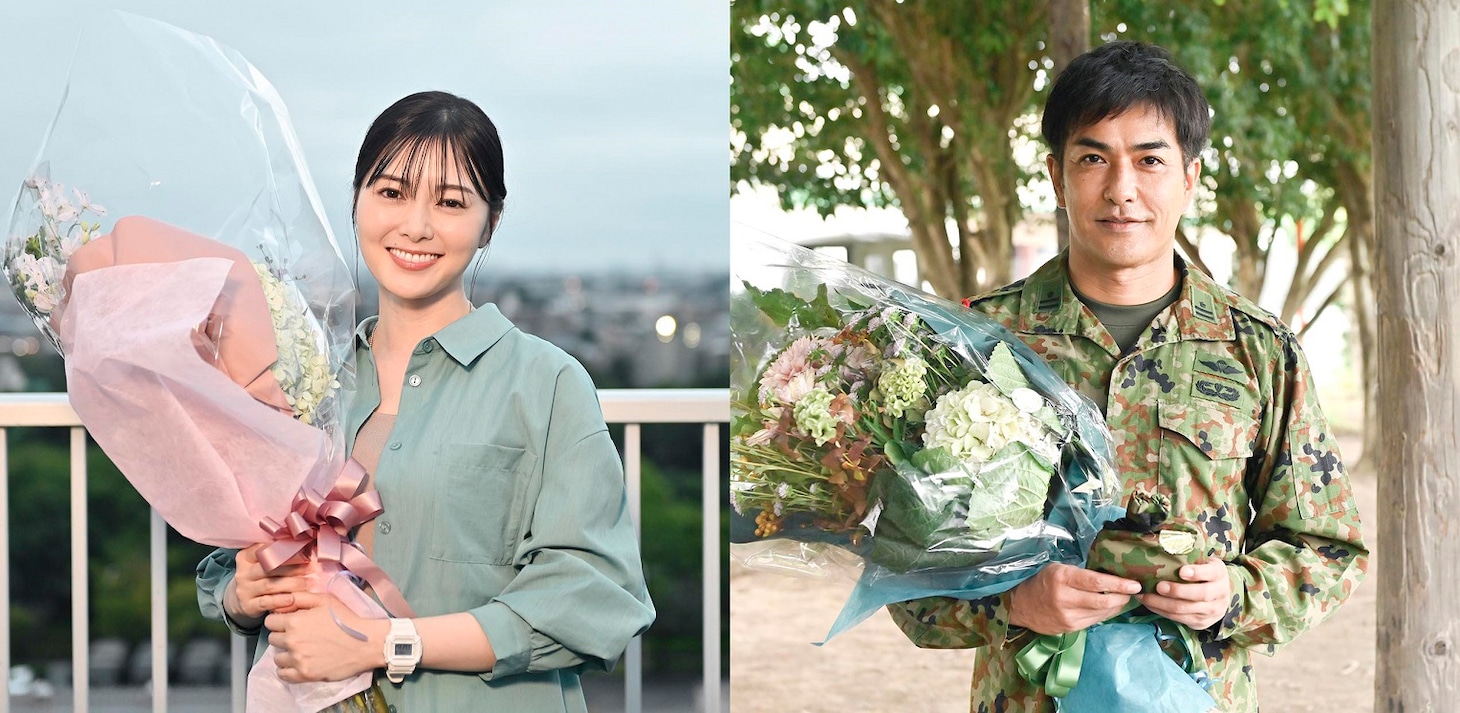 左から白石麻衣、北村一輝。