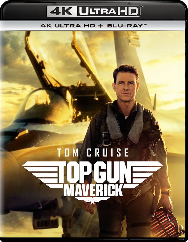 「トップガン マーヴェリック」4K ULTRA HD & Blu-rayのジャケット。