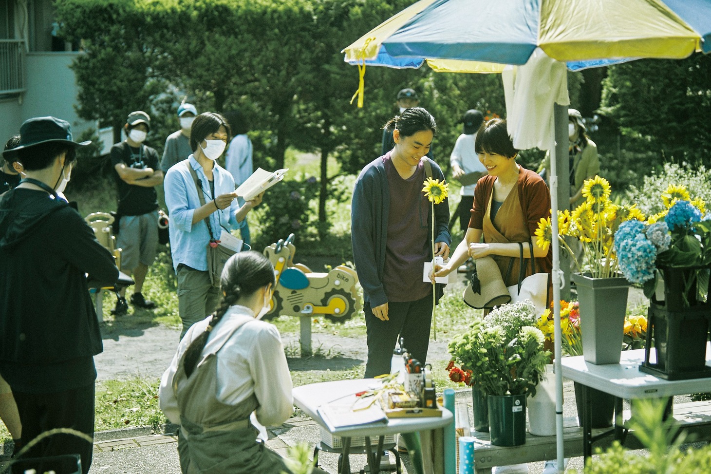 「百花」メイキング写真