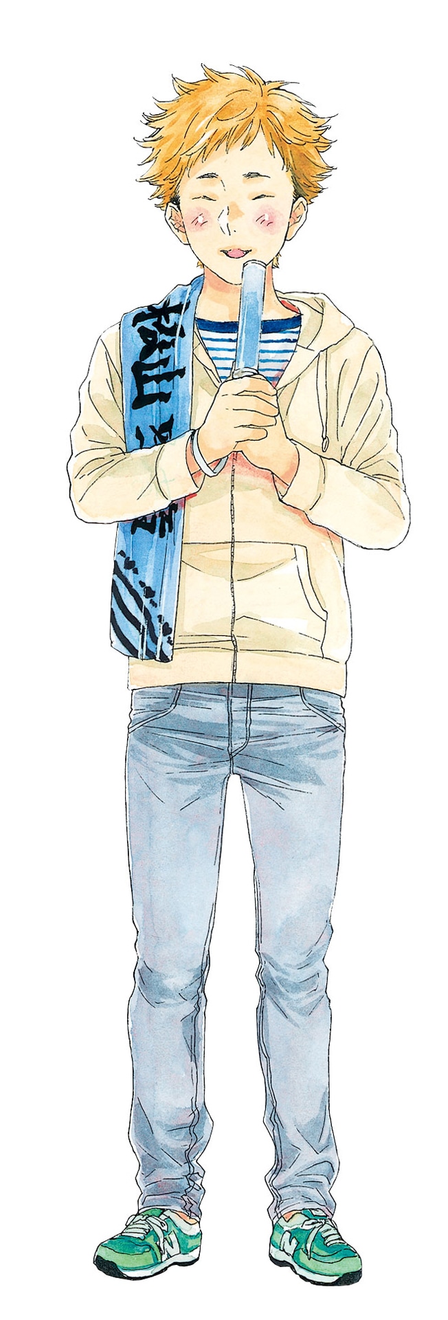 基の原作イラスト。(c)平尾アウリ/徳間書店