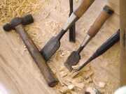 「丸木舟とUFO」