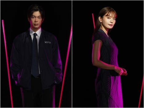 左から神志名将を演じる井之脇海、早瀬かの子を演じる中村ゆり。