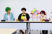 左から佐伯大地、ちゅうえい、横田真悠。