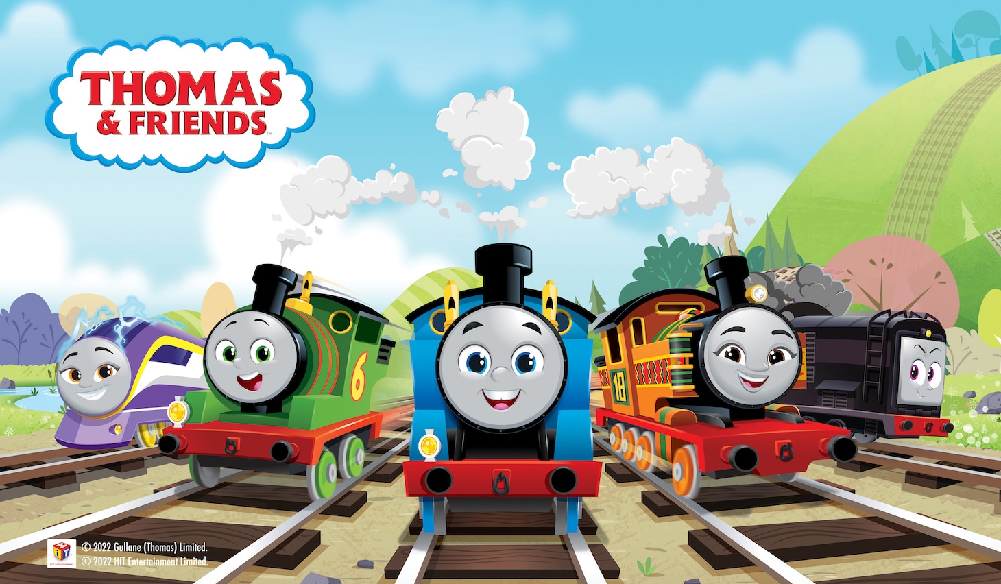 「きかんしゃトーマス」新テレビシリーズのビジュアル。