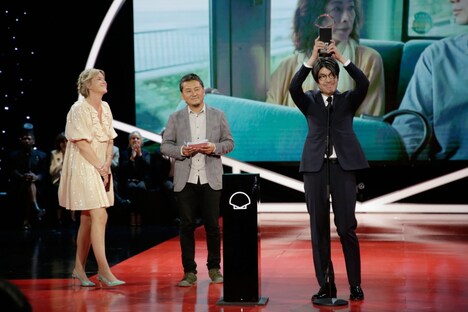 第70回サンセバスチャン国際映画祭授賞式の様子。