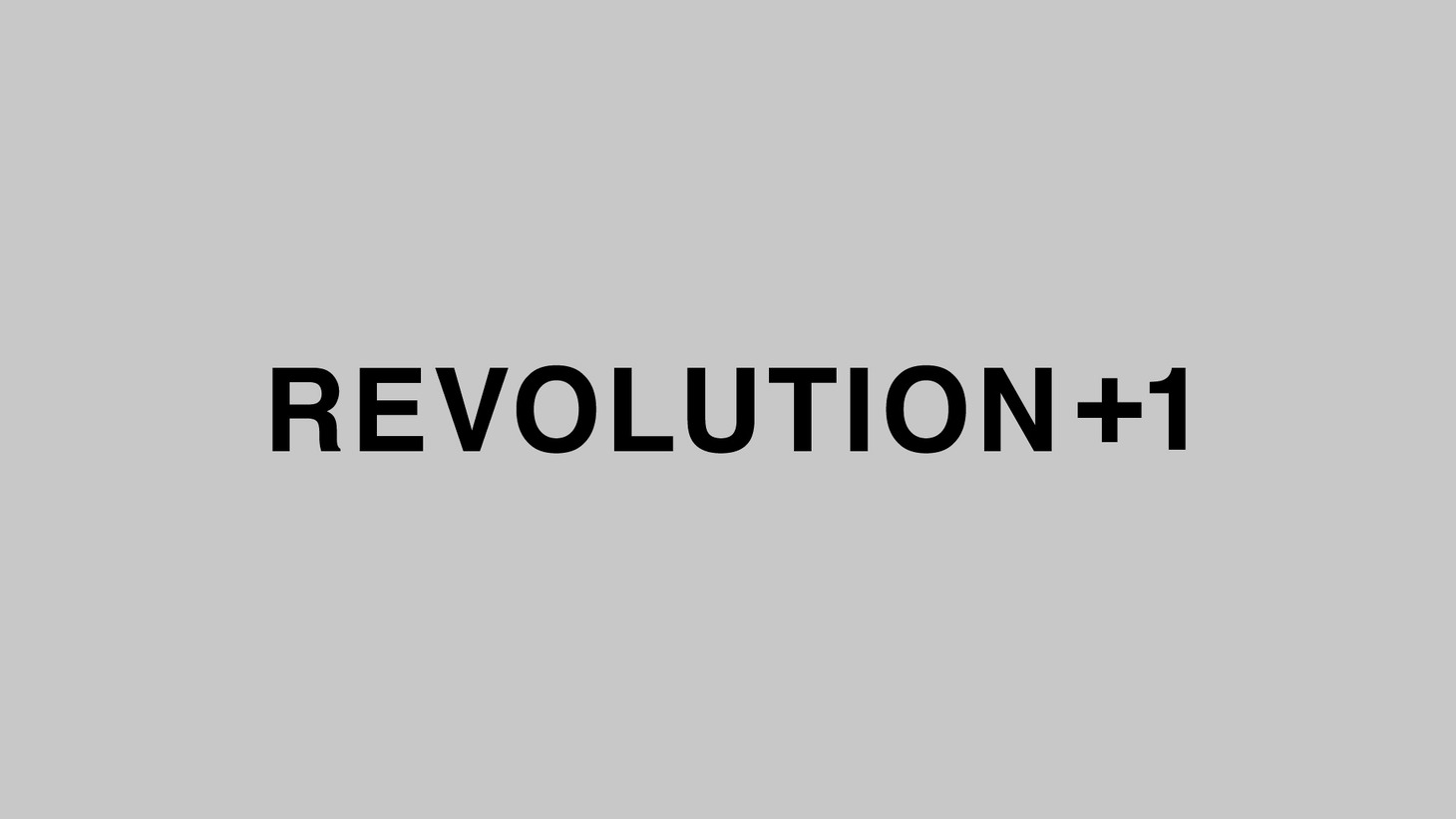「REVOLUTION＋1」ロゴ